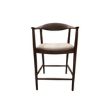 Fern Bar Stool – Walnut & Oatmeal Boucle