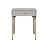 D.I Designs Laverstoke Bedside Table – White Concrete Effect