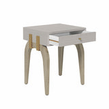 D.I Designs Laverstoke Bedside Table – White Concrete Effect