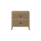D.I Designs Witley 2 Drawer Bedside Table – Grey Oak