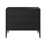 D.I Designs Radford 3 Drawer Chest of Drawers – Black Oak
