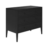 D.I Designs Radford 3 Drawer Chest of Drawers – Black Oak