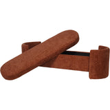 Libra Interiors Waverley Storage Bench – Terracotta Chenille