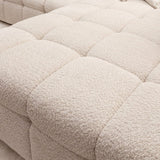 Tribeca Bubble Corner Sofa – Oatmeal Beige Boucle