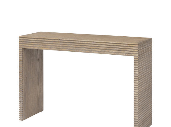 D.I Designs Wickham Console Table – Ribbed Oak