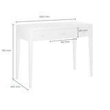 D.I Designs Alton Console Table – White