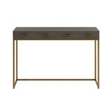 D.I Designs Hampton Console Table – Grey Shagreen
