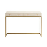 D.I Designs Hampton Console Table – Ivory Shagreen