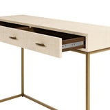 D.I Designs Hampton Console Table – Ivory Shagreen