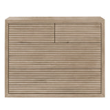 D.I Designs Wickham 4 Drawer Chest – Ribbed Oak