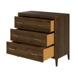 D.I Designs Abberley 3 Drawer Chest of Drawers – Brown Oak