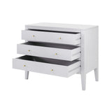 D.I Designs Alton 3 Drawer Chest of Drawers – White