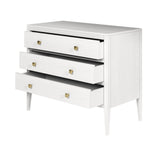 D.I Designs Radford 3 Drawer Chest of Drawers – White Oak