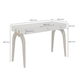 D.I Designs Laverstoke Desk – White Concrete Effect