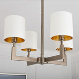 Ealga 4-Arm Chandelier – Brushed Bronze