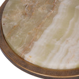 Libra Interiors Iota Accent Table – Green Onyx