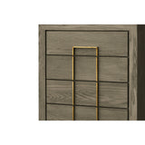 Berkeley Designs Lucca 5 Drawer Tall Chest of Drawers – Grey Oak