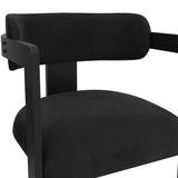 Mai Dining Chair – Velvet – Black