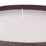 Libra Interiors Samui 3 Wick Candle Bowl – Hammered Brown