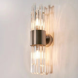Eilish Wall Lamp – Brushed Bronze & Glass Rods