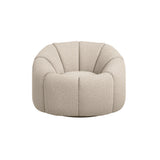 Nao Swivel Lounge Chair – Buff Boucle