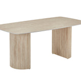 Olympia 160cm Dining Table – Beige Ceramic