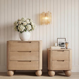 Shibui Bedside Table – Almond Mango Wood