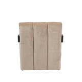 Hudson Chair – Porcelain Chenille & Dark Wood