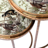 Libra Interiors Monkey Jungle Side Tray Tables – Set of 2