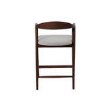 Tess Bar Stool – Walnut & Oatmeal Boucle