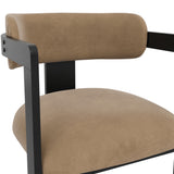 Mai Dining Chair – Velvet – Mole