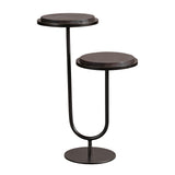 Libra Interiors Marco Accent Table – Sandblasted Walnut