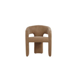 Alba Upholstered Dining Chair – Mole Velvet