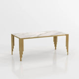 Mayfair Gold Dining Table – 1.8m