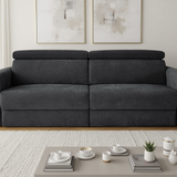 Dakota 3 Seater Electric Sofabed – Black
