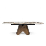Feretti Extending Dining Table – Pandora Italian Ceramic Marble Top (180–260cm)