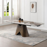 Feretti Extending Dining Table – Pandora Italian Ceramic Marble Top (180–260cm)