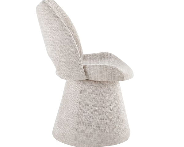 Maryland 360 Swivel Dining Chair – Beige – Set of 2
