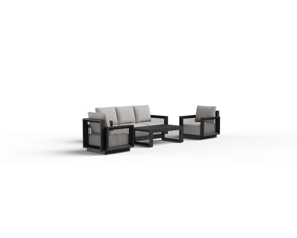 Ikos 5-Seater Outdoor Lounge Set – Onyx