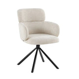 Tuscany 360 Swivel Dining Chair – Beige – Set of 2