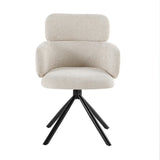 Tuscany 360 Swivel Dining Chair – Beige – Set of 2