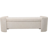 Libra Interiors Waverley Storage Bench – Cream Boucle