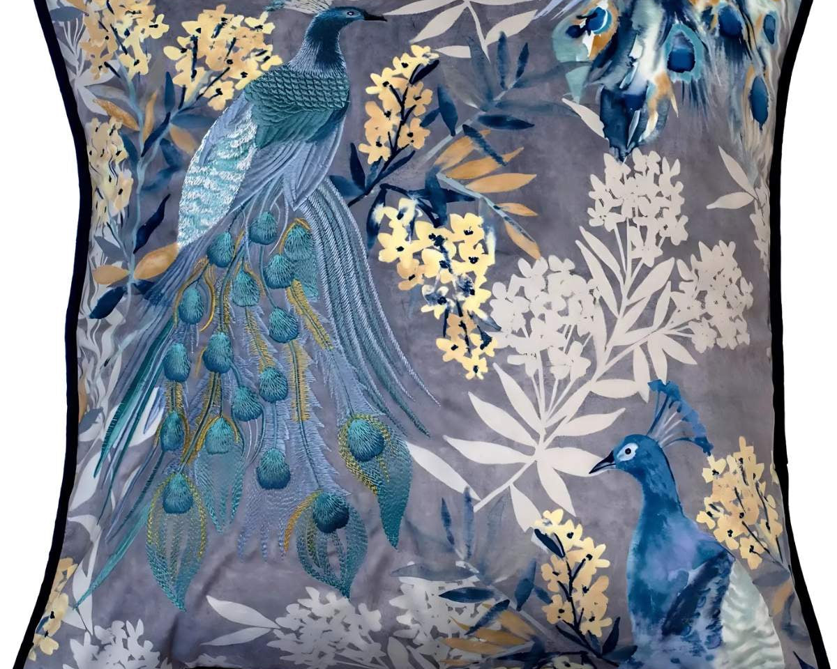 Malini Pippa Cushion – Blue (45 x 45cm)