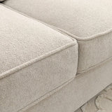 Rubin Chaise Corner Sofa – Pebble Boucle