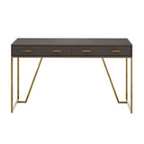 D.I Designs Hampton Desk – Brown Shagreen