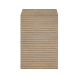 D.I Designs Wickham Bedside Table – Oak Ribbed One Drawer