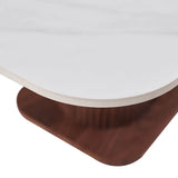 Elanora Dining Table – 180cm Sintered Stone Walnut White