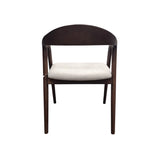 Tess Dining Chair – Walnut & Oatmeal Boucle - Set of 2