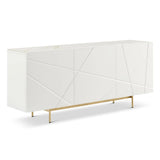 Berkeley Designs Helsinki Sideboard – White Gloss & Ceramic