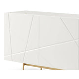 Berkeley Designs Helsinki Sideboard – White Gloss & Ceramic